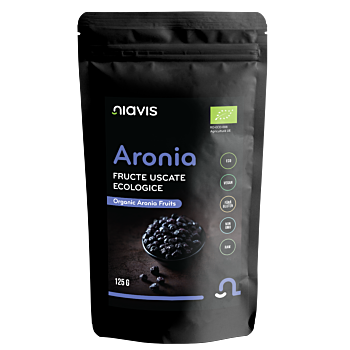 Aronia Fructe Uscate Raw Ecologice 125g