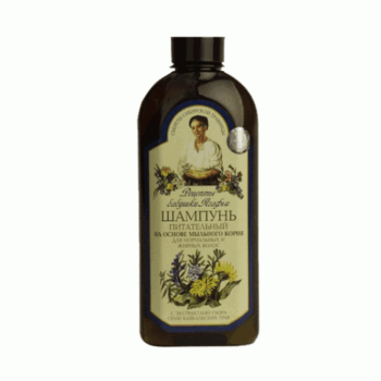 Sampon nutritiv pentru par normal si gras, 350ml, Bunica Agafia