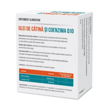Ulei de catina si Coenzima Q10-pachet promotional 2+1