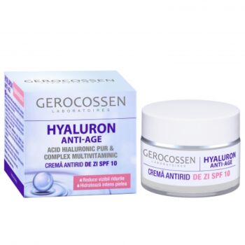 Crema antirid de zi SPF 10 Hyaluron Anti-Age 50 ml gerocossen
