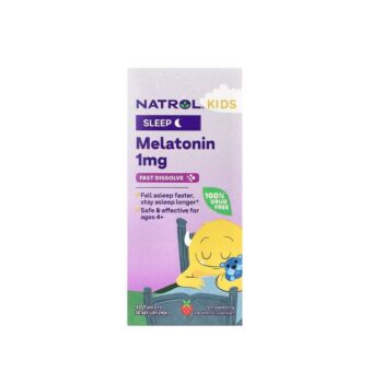 Kids Melatonin Strawberry Fast Dissolve 1mg 40 tablete - Natrol
