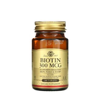 Biotin 300MCG 100 tablete-Solgar