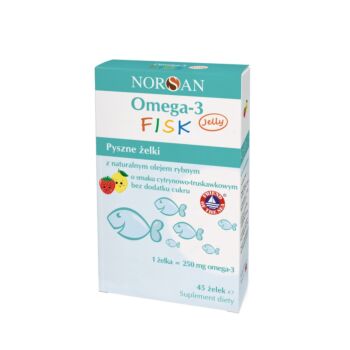 Omega-3 Fisk Jelly 45 jeleuri - Norsan