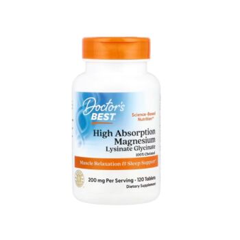 High Absorption Magnesium 200mg 120 Tablete - Doctor's Best 