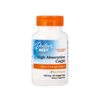 High Absorption CoQ10 with BioPerine 400mg 60 Capsule - Doctor's Best