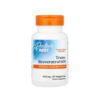 Trans-Resveratrol 600 High Potency 600 mg 60 Capsule - Doctor's Best