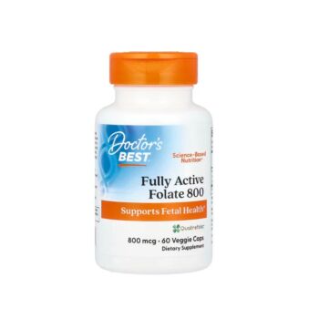Fully Active Folate 800 with Quatrefolic 800mcg 60 Veggie Caps - Doctor's Best