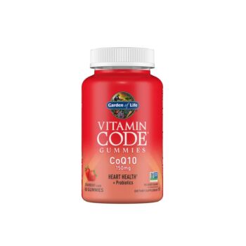 Vitamin Code CoQ10 150mg cu aroma de capsuni 60 jeleuri - Garden of Life