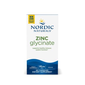 Zinc Glycinate 20mg 60 capsule - Nordic Naturals