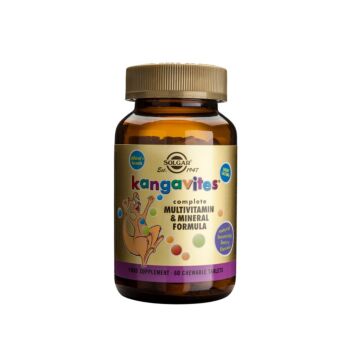Kangavites Bouncing Berry Complete Multivitamin and Mineral Formula 60 tablete masticabile - Solgar
