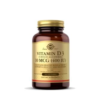 Vitamin D3 400IU 100 capsule moi - Solgar