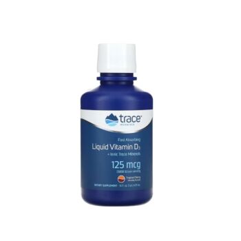 Liquid Vitamin D3, Tropical Cherry, 125mcg (5000 IU) 473 ml - Trace Minerals