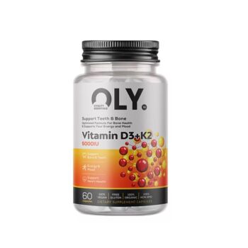 Vitamin D3+K2 5000IU 60 capsule - Oly