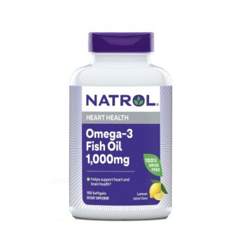 Omega-3 Fish Oil Lemon 1000mg 90 capsule - Natrol