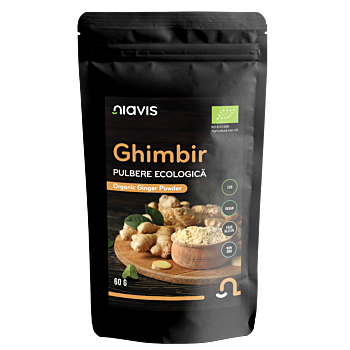 GHIMBIR PULBERE ECOLOGICA/BIO 60G