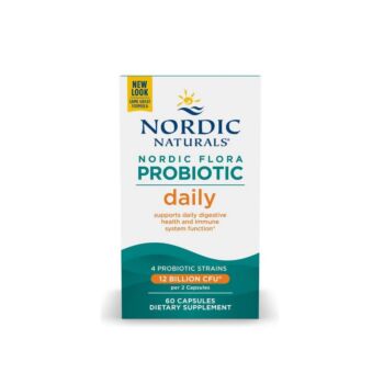 Nordic Flora Probiotic Daily 12 Billion CFU 60 Capsule - Nordic Naturals