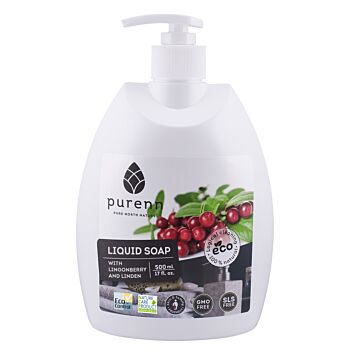 Sapun Lichid cu Extract de Merisoare si Flori de Tei ECO/BIO 500ml