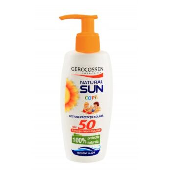 Lotiune cu protectie solara pentru copii SPF 50 Gerocossen Natural Sun 200 ml