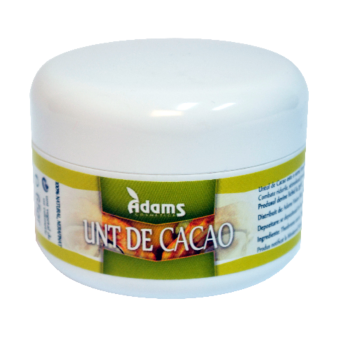 Unt de Cacao Bio (din cultura ecologica) 65gr Adams Vision
