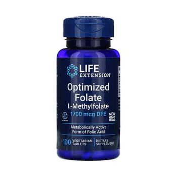 Optimized Folate 100tab 1700mcg Life Extension