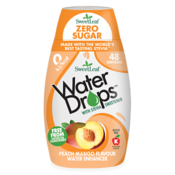 WATER DROPS - INDULCITOR PENTRU APA CU PIERSICA SI MANGO 48ML