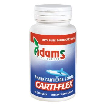 Carti-Flex : Cartilaj de rechin 740mg 30 capsule Adams Vision