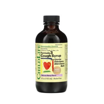 Formula 3 Cough Syrup Natural Berry 118 ml - ChildLife