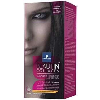 Beautin Colagen lichid cu Mango, Pepene Galben si Magneziu 500 ml
