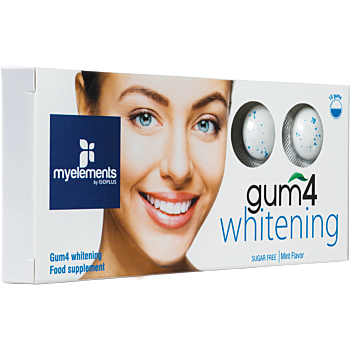  GUM4 WHITENING - GUMA DE MESTECAT FARA ZAHAR 10 BUC