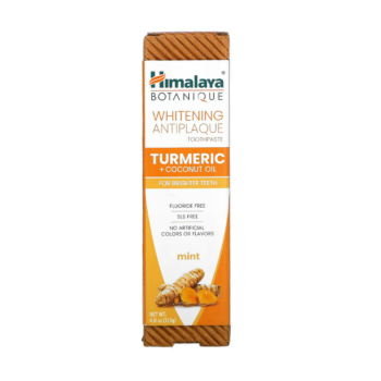 Pasta Dinti Whitening Antiplaque Turmeric + Coconut Oil Mint 113g - Himalaya