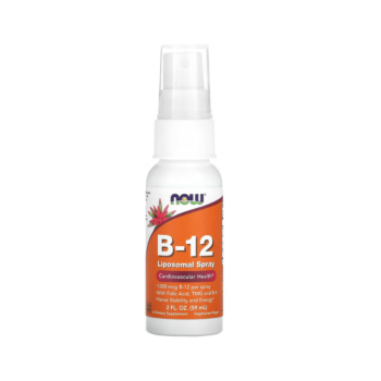 B-12 Liposomal Spray 1000mcg 59ml - NOW Foods