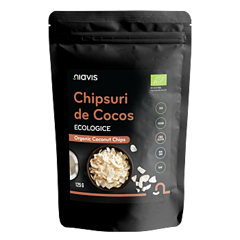 Chipsuri de Cocos RAW Ecologice 125g