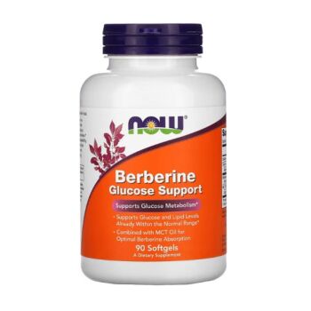 NOW Foods Berberine Glucose Support 90 Softgels 