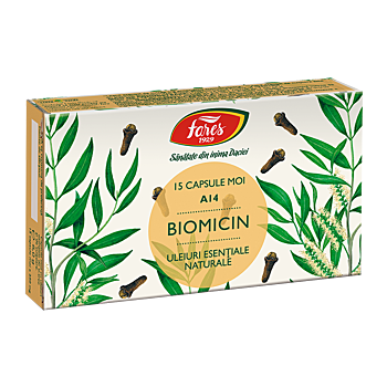 Biomicin (Antibiotic natural), A14, 15 capsule moi