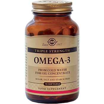 Omega-3 Triple Strength 50 Capsule-Solgar