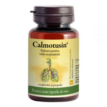 Calmotusin comprimate masticabile cu ghimbir si propolis 60cps Dacia Plant