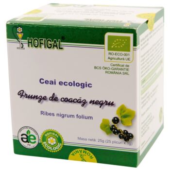 Ceai Ecologic - FRUNZE DE COACAZ NEGRU Hofigal
