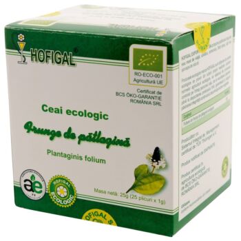 Ceai Ecologic - FRUNZE PATLAGINA Hofigal