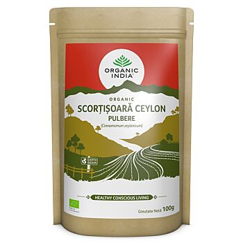 Scorțișoară Ceylon Certificată Ecologic Pulbere 100g 