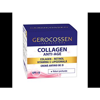 Crema antirid de zi riduri profunde SPF 10 Collagen Anti-Age 50ml gerocossen