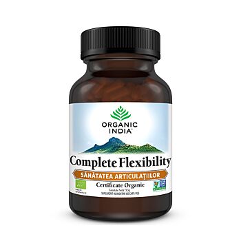 Complete Flexibility | Sanatatea Articulatiilor, 60 capsule vegetale Organic India