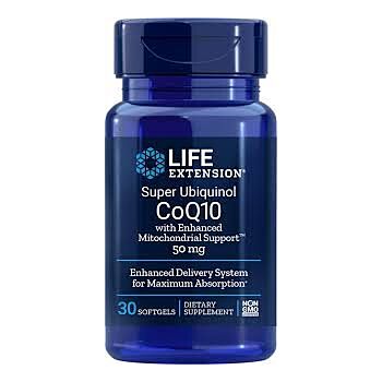 Super Ubiquinol CoQ10 50mg 30cps - Life Extension