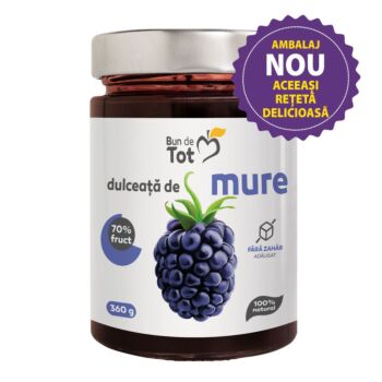 Bun de Tot Mure dulceata fara zahar - 360g Dacia Plant