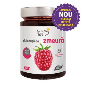Bun de Tot Zmeura dulceata fara zahar - 360g Dacia Plant