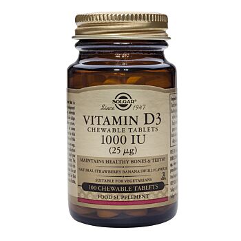 VITAMIN D-3 1000 IU CHEWABLE 100 TABLETE
