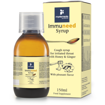 Sirop pt.gat cu miere&ghimbir-immuneed syrup 150ml-My Elements