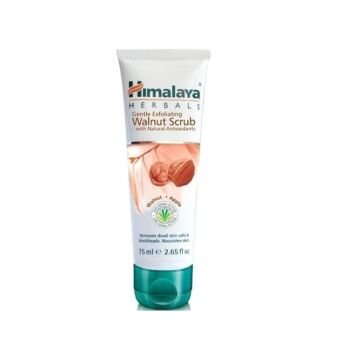 Exfoliant delicat pentru ten Blackhead Clearing cu extract de nuca si mar 75 ml - Himalaya