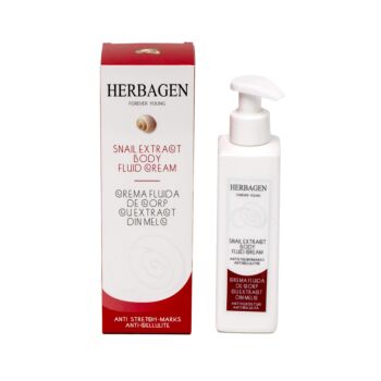 Cremă fluidă de corp cu extract de melc Herbagen