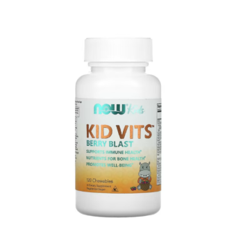 Kid Vits Berry Blast 120 tablete masticabile - NOW Foods