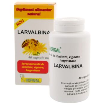 Larvalbina - cutie 40 capsule moi Hofigal